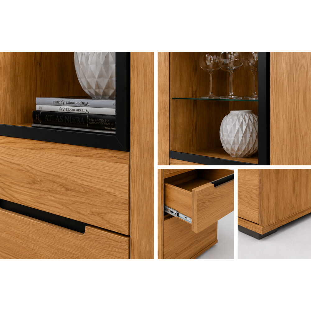 Regal LOLA – Eiche teilmassiv furniert