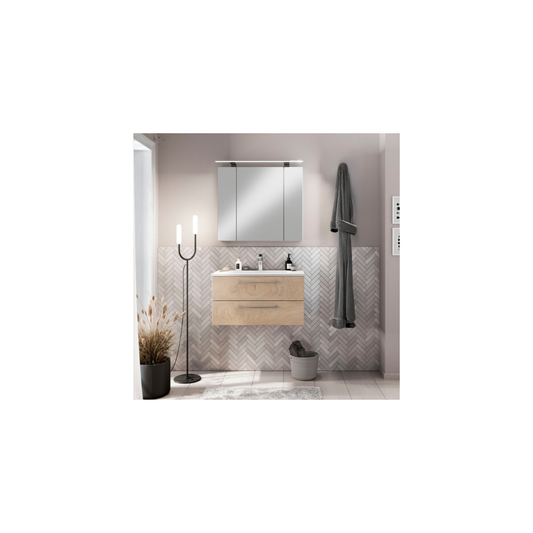 AURENO Classic Bad Keramik-Set Spiegelschrank
