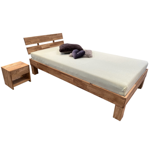 Futonbett Jenny Wildeiche-massiv geölt versch. Größen