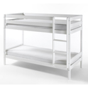 Etagenbett Hochbett Kiefer massiv weiß lackiert 90 x 200cm inkl. Rollrost Alice