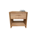 Nachtkommode B 395 x H 395 x T 335 mm Nachtkonsole Kernbuche-massiv Judith/ Sofie