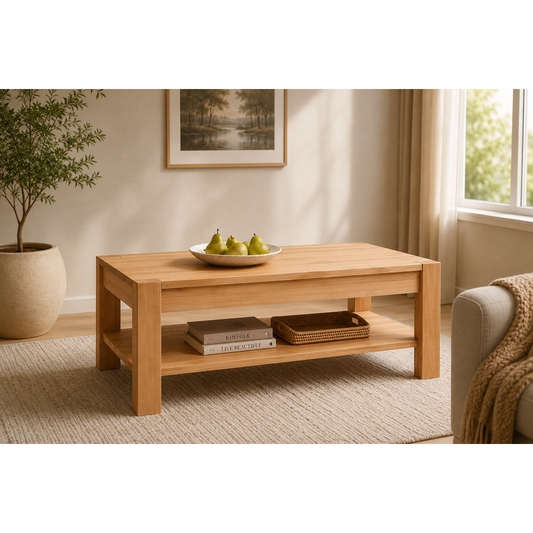 Couchtisch NENA BUK – Massive Buche