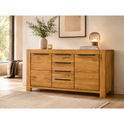 Sideboard SINA – Wildeiche Teilfurnier in 2 Varianten