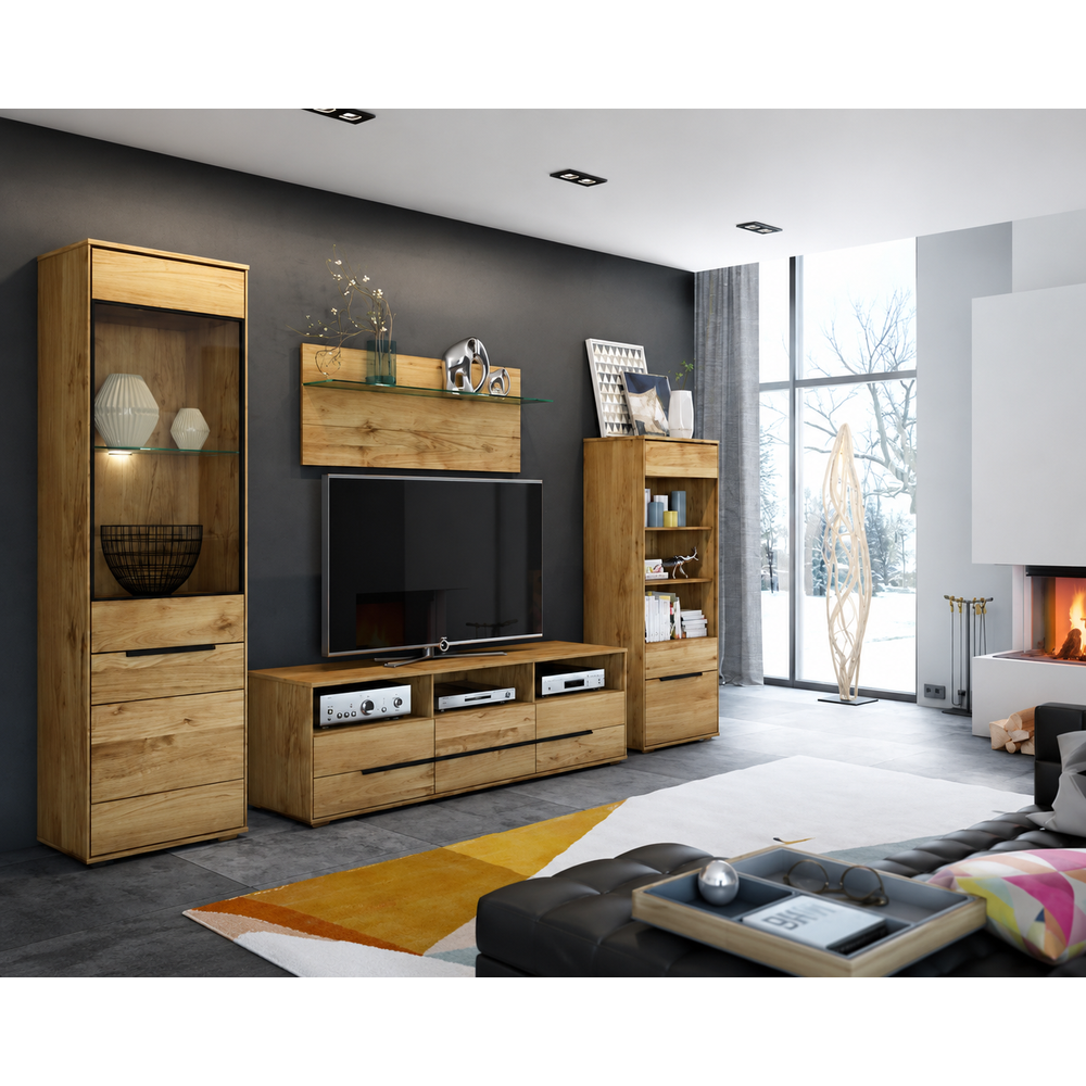 Vitrine LOLA – Eiche teilmassiv furniert