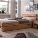 Futonbett Schlafzimmer Bett Kernbuche massiv Holz geölt Judith 140 x 200 cm