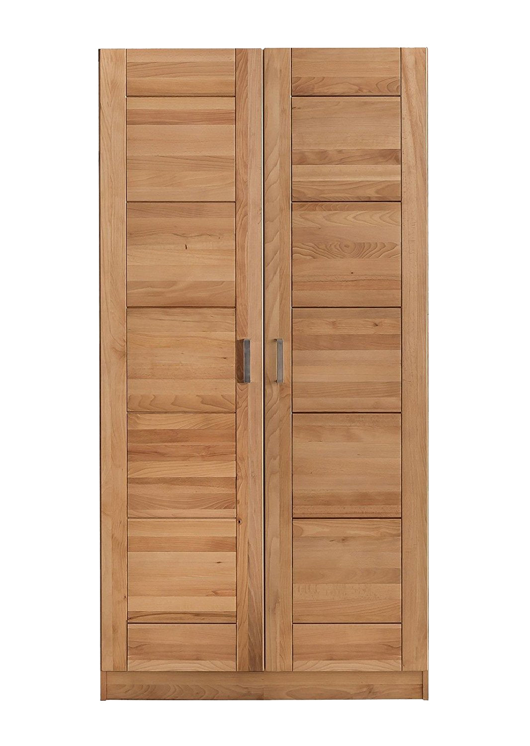 Kleiderschrank Türen Holz Kernbuche-massiv natur geölt 2-türig Tollo 2