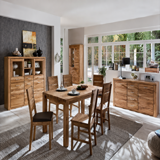 Highboard TABER – Wildeiche teilmassiv geölt