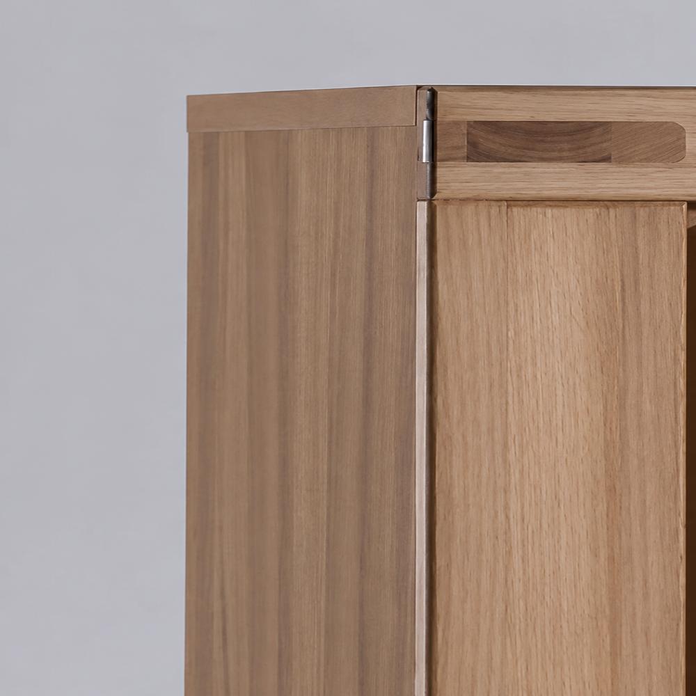Highboard Taber Kernbuche Teilmassiv