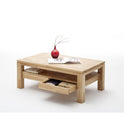 Couchtisch B 115 x H 70 x T 45 cm Wohnzimmertisch Kernbuche-massiv Schublade rechteckig geölt