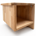 Nachttisch – Kernbuche B 40 x H 38 x T 40 cm massiv zum Einhängen