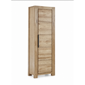 Garderobenschrank JURIA – Eiche massiv/Eiche furniert