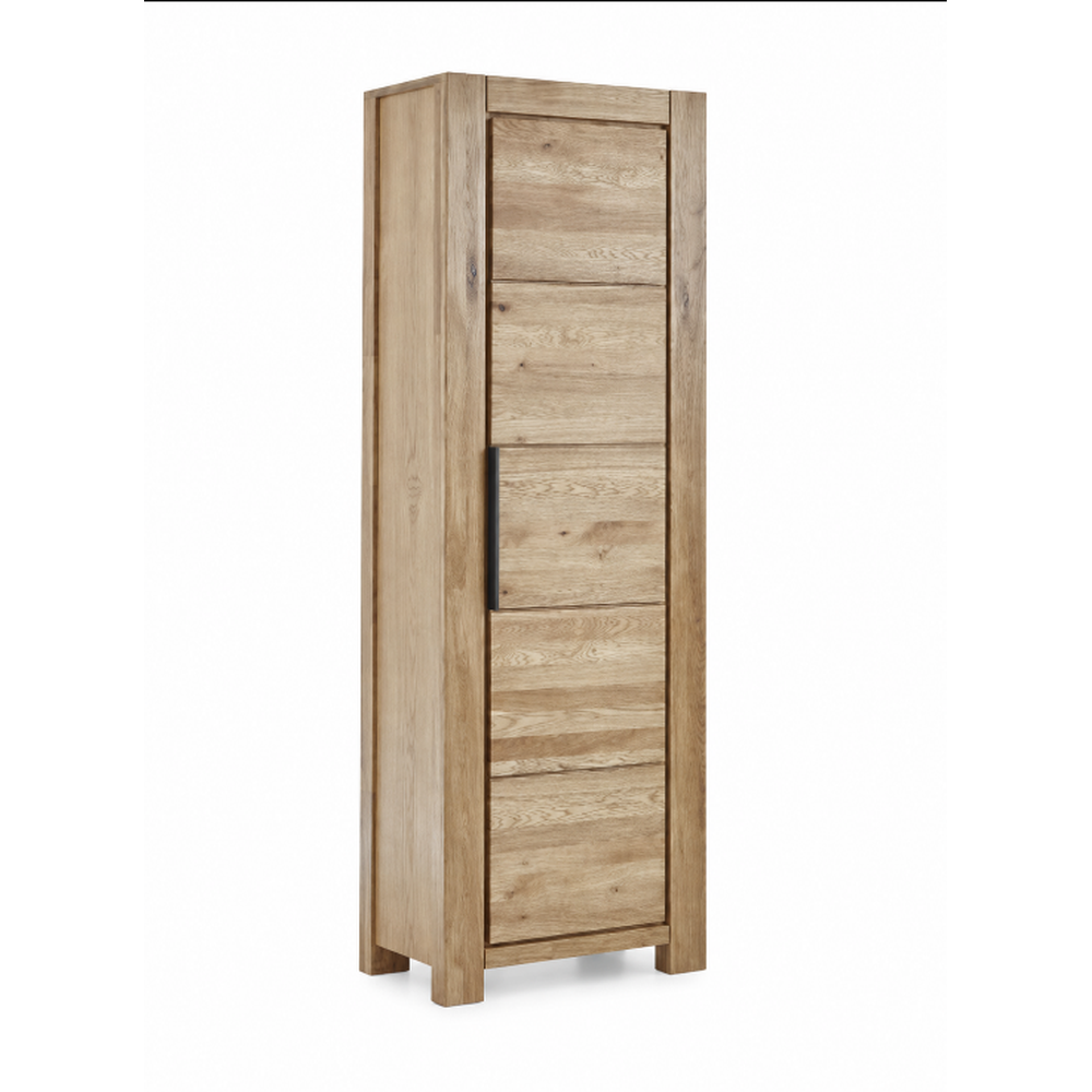 Garderobenschrank JURIA – Eiche massiv/Eiche furniert