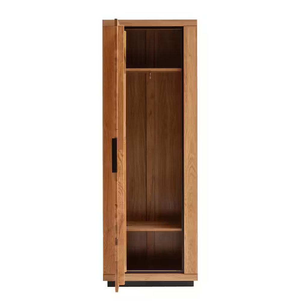 Garderobenschrank JURIA – Eiche massiv/Eiche furniert