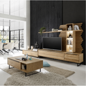 Wandpaneel JACKSON – Eiche furniert mit LED-Beleuchtung