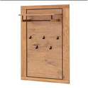 JURIA-Garderoben-Set – Eiche massiv/Eiche Dekor